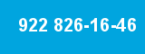 922 826-16-46 922 826-16-46